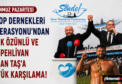 Sinop Kırkpınar Ağasını karşılıyor