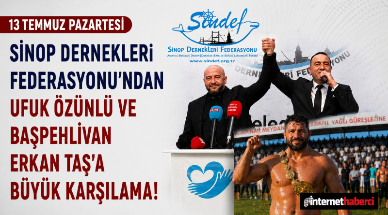 Sinop Kırkpınar Ağasını karşılıyor